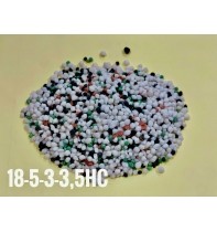 Hạt phân bón NPK Xanh và Xanh 18-5-3 + 3,5 Hữu Cơ